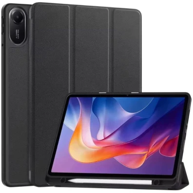 Funda Inteligente Xiaomi Redmi Pad 2 con Soporte Negro - CROCOCASE