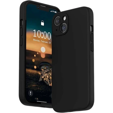 Funda iPhone 13 Negro Square Liquid Premium