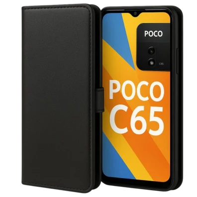 Funda Libro Protección 360º Xiaomi Poco C85 Negro