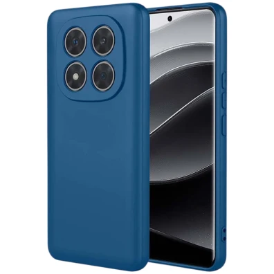 Funda Xiaomi Redmi Note 14 Pro Plus 5G Square Liquid Premium Azul - Marca CROCOCASE