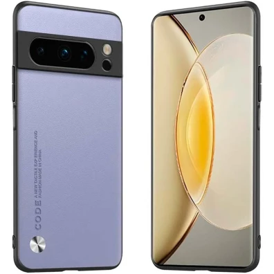 Funda de polipiel Google Pixel 8 Pro Luxury Lavanda - Marca CROCOCASE