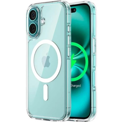 Funda Transparente Magsafe Compatible para iPhone 16 Plus 6.7