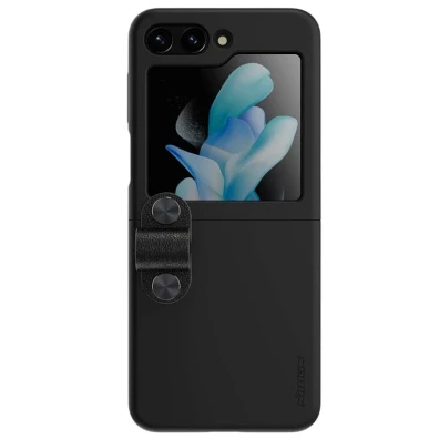 Nillkin Funda Samsung Galaxy Z Flip5 5G, Funda de silicona Flex Flip en Negro