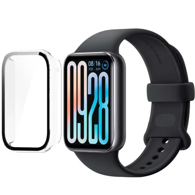 Funda y Cristal Templado Xiaomi Smart Band 9 Pro Transparente - Protección y Estilo