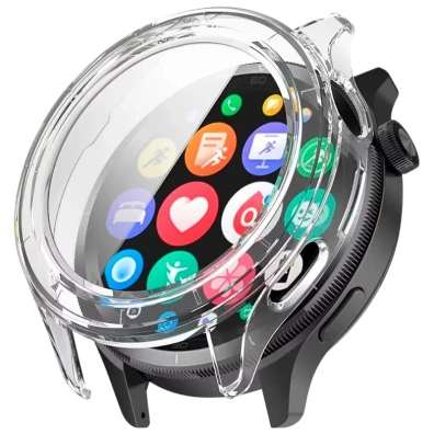 Funda Xiaomi Watch 5 Transparente con Cristal Templado y PC - CROCOCASE