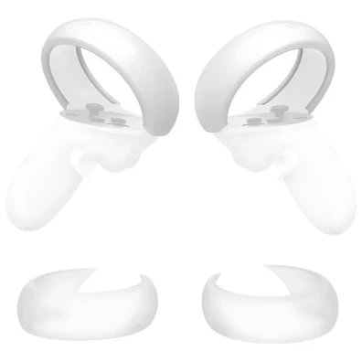 Funda Protectora Mandos Kiwi Design para Meta Quest 2 en Blanco