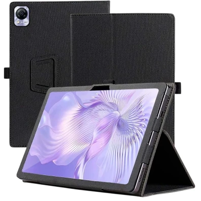 Funda Inteligente Blackview MEGA 1 con Soporte Negro de CROCOCASE