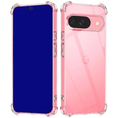 Funda de silicona CROCOCASE Reinforced para Google Pixel 9 6.3 pulgadas