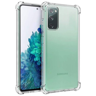 Funda de silicona reforzada para Samsung Galaxy S20 FE / S20 FE 5G - Transparente