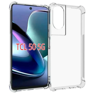TCL 50 5G Funda de silicona Reforzada CROCOCASE