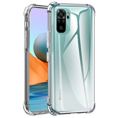 Funda de silicona Reforzada Xiaomi Poco M5s / Redmi Note 10 / Redmi Note 10S - CROCOCASE - Transparente