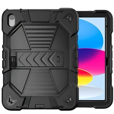 Funda Rugerizada para iPad 10.2 Negro - Protección resistente CROCOCASE
