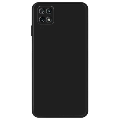 Funda Samsung Galaxy A22 5G A226 Square Liquid Negro - CROCOCASE