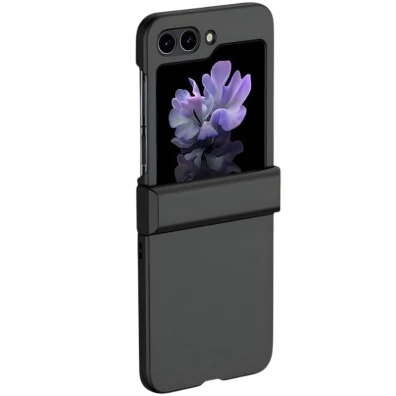 Funda Samsung Galaxy Z Flip7 FE 5G Square Liquid Premium Negro - Marca CROCOCASE