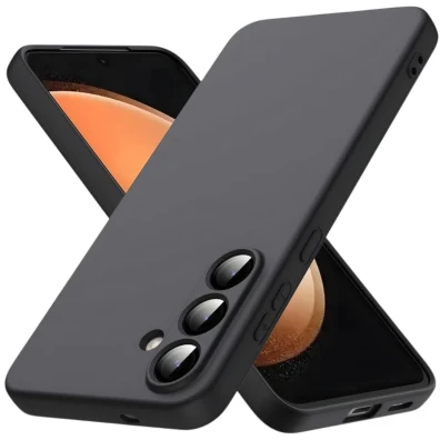 Funda Samsung Galaxy S25 FE Square Liquid Premium Negro - Marca CROCOCASE