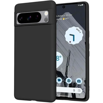Funda de silicona negra para Google Pixel 8 Pro