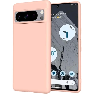 Funda de Silicona Rosa para Google Pixel 8 Pro