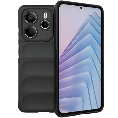 Funda de silicona Wave Redmi Note 14 5G Negro