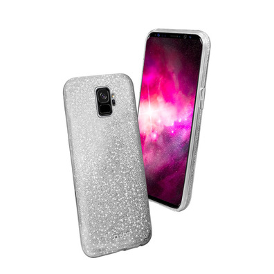 Funda Sparky Glitter Samsung Galaxy S9 SBS Plata