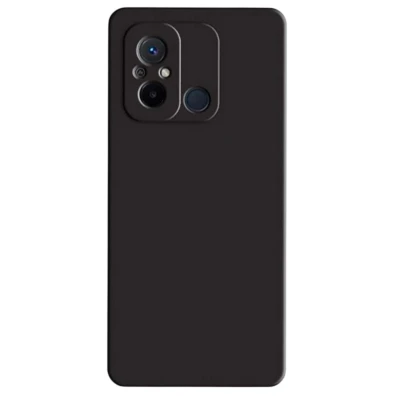 Funda Xiaomi Redmi 12C Square Liquid Premium Negro - CROCOCASE