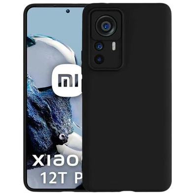 Funda Xiaomi 12T / 12T Pro Square Liquid Premium Negro - Crococase