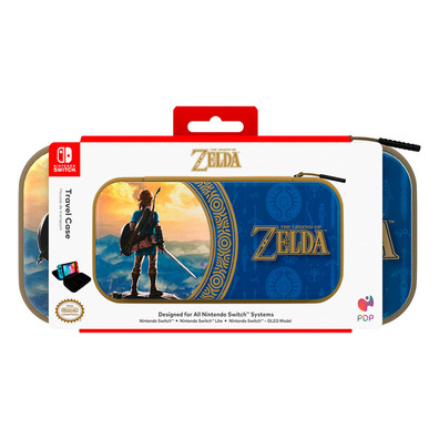 Funda Switch PDP Deluxe Travel The Legend of Zelda - Hyrule Blue