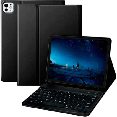 Funda con Teclado para Apple iPad Pro 11 2024 - Marca CROCOCASE