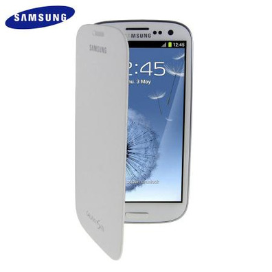 Funda tipo libro Samsung Galaxy S3 Blanco