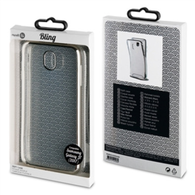 Funda tpu marco negro bling para samsung galaxy j7 2017 muvit life