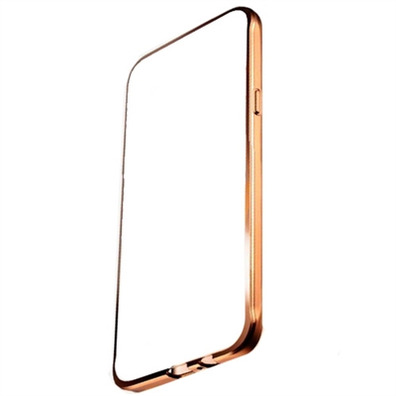 Funda TPU Metal iPhone 7 Dorado X-One