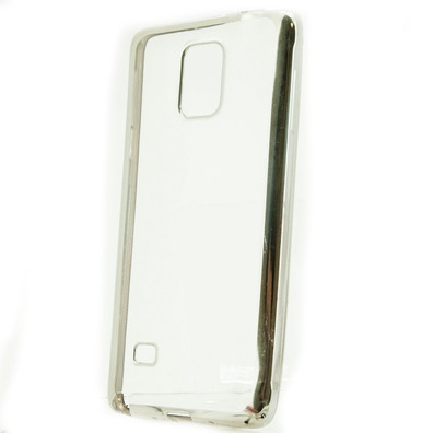 Funda TPU Metal Samsung Galaxy Note 4 Plateado X-One