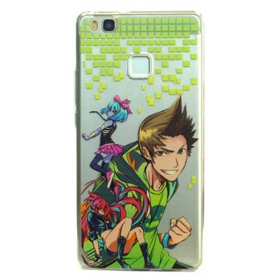 Funda TPU Transparente Pixel Huawei P9 Lite el Rubius