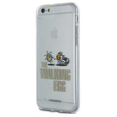 Funda TPU Transparente The Walking Egg iPhone 7/6s/6 Kukuxumusu