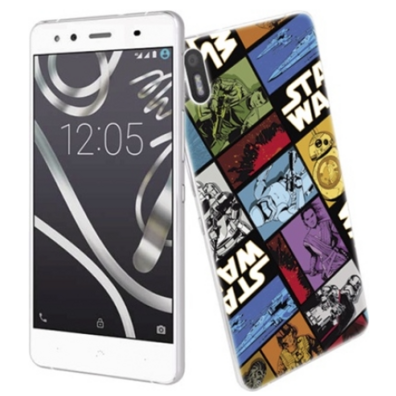 Funda TPU Viñeta Star Wars BQ Aquaris X5