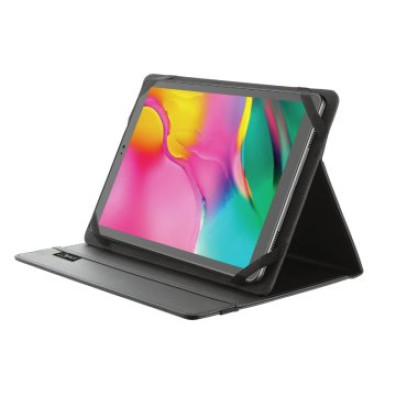 Funda Tablet Trust Primo Folio Negro Reciclado PET para Tablets 10"