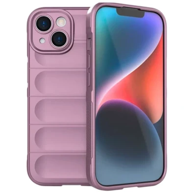 Funda de silicona Wave iPhone 15 Lavanda