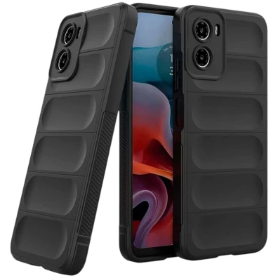 Funda de silicona Xiaomi Poco X7 Pro 5G Wave Negro - Marca Crococase