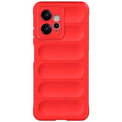 Funda de silicona roja para Xiaomi Redmi Note 12 4G Pro Wave