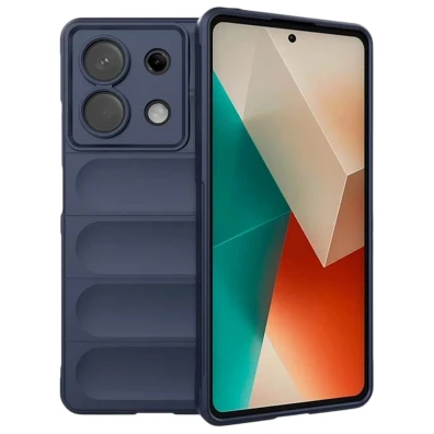 Funda De Silicona Wave Azul Oscuro Xiaomi Redmi Note 13 5G