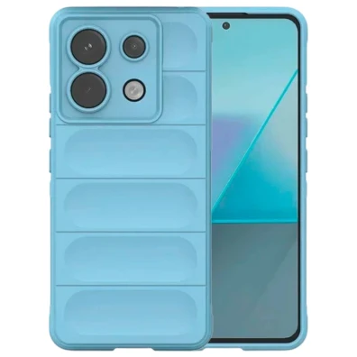 Funda de silicona Azul Claro para Xiaomi Redmi Note 13 Pro 5G / Poco X6 5G - Marca CROCOCASE