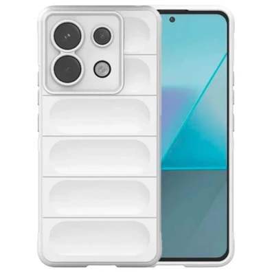 Funda Silicona Wave Blanco para Xiaomi Redmi Note 13 Pro 5G / Poco X6 5G - CROCOCASE
