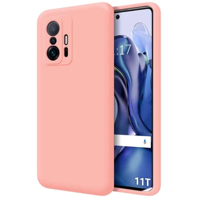 Funda Xiaomi 11T / 11T Pro Square Liquid Premium Rosa - Marca CROCOCASE