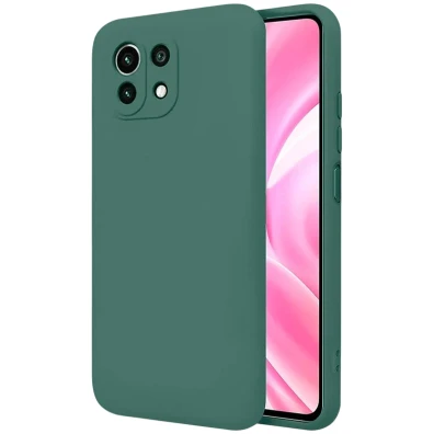 Funda Xiaomi Mi 11 Lite 4G / 5G / 5G NE Square Liquid Premium Verde - CROCOCASE