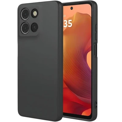 Funda Negra Xiaomi Poco C85 Square Liquid Premium - CROCOCASE