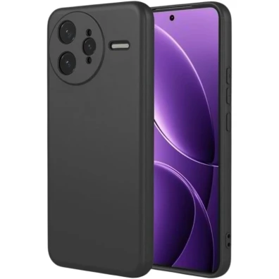 Funda Xiaomi Poco F7 Pro Square Liquid Premium Negro - CROCOCASE