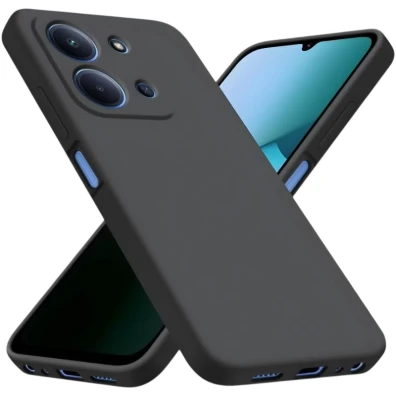 Título optimizado: Funda Xiaomi Redmi 15C Square Liquid Premium Negro 4G/5G