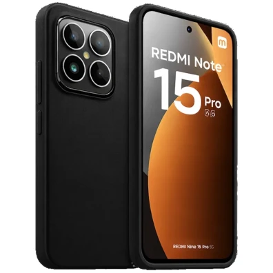 Funda Xiaomi Redmi Note 15 Pro 5G Square Liquid Premium en Negro - CROCOCASE