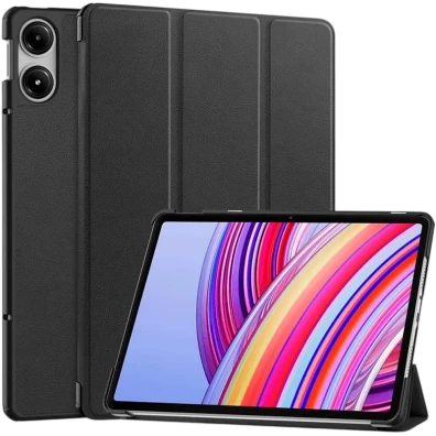 Tapa Inteligente Negra con Soporte para Xiaomi Redmi Pad Pro / Poco Pad 12.1