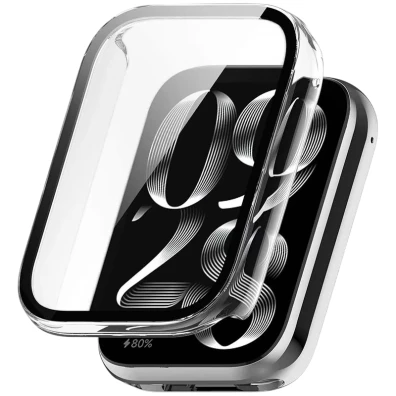 Funda PC + Cristal Templado Xiaomi Mi Smart Band 8 Pro Transparente - CROCOCASE