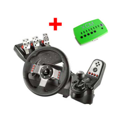Volante Logitech G27 + XCM F1 CONVERTER FOR XBOX 360/PS3